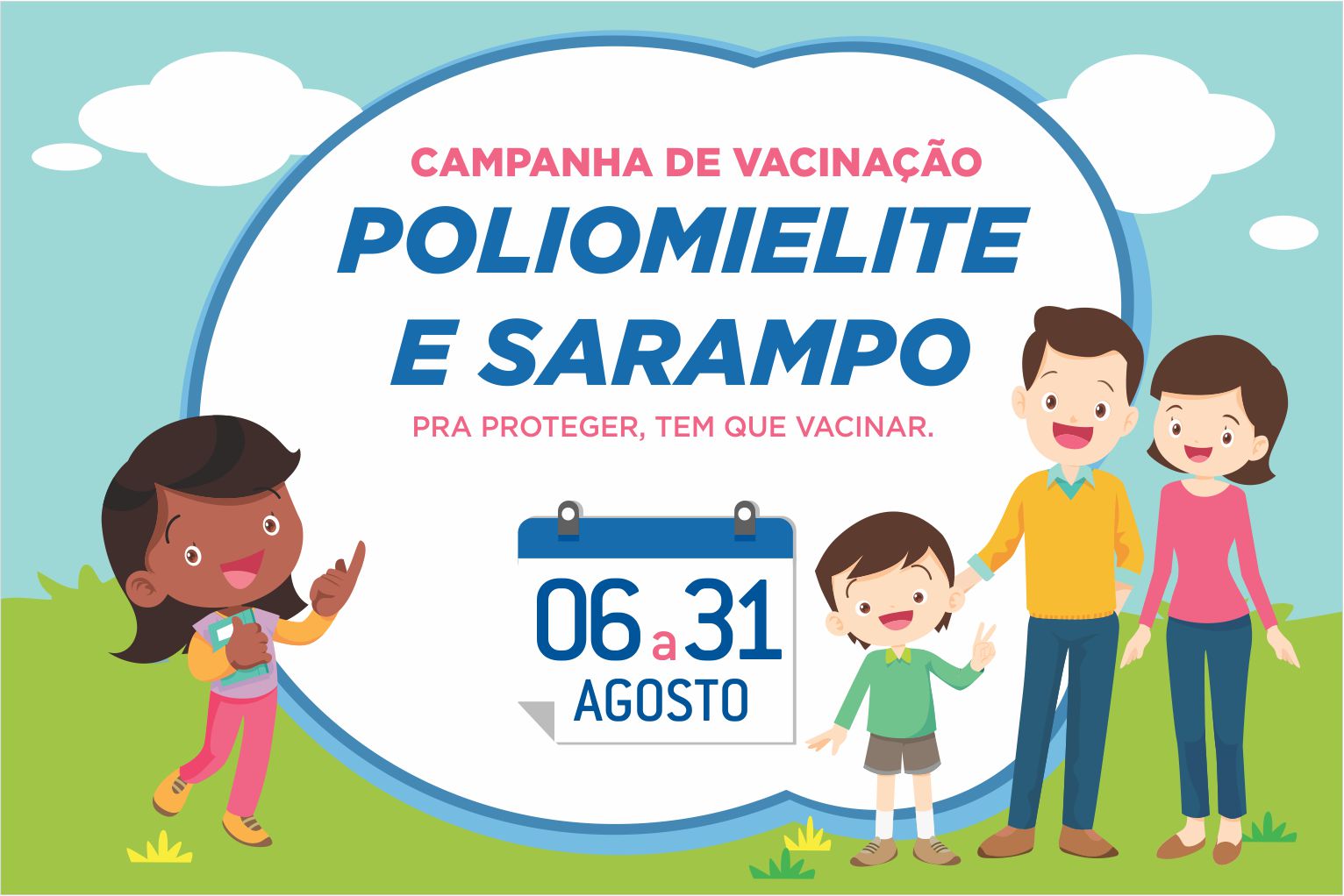 Secretaria Municipal de Saúde de São João das Missões realiza “Dia D” da Campanha de Vacinação Contra Sarampo e Poliomelite