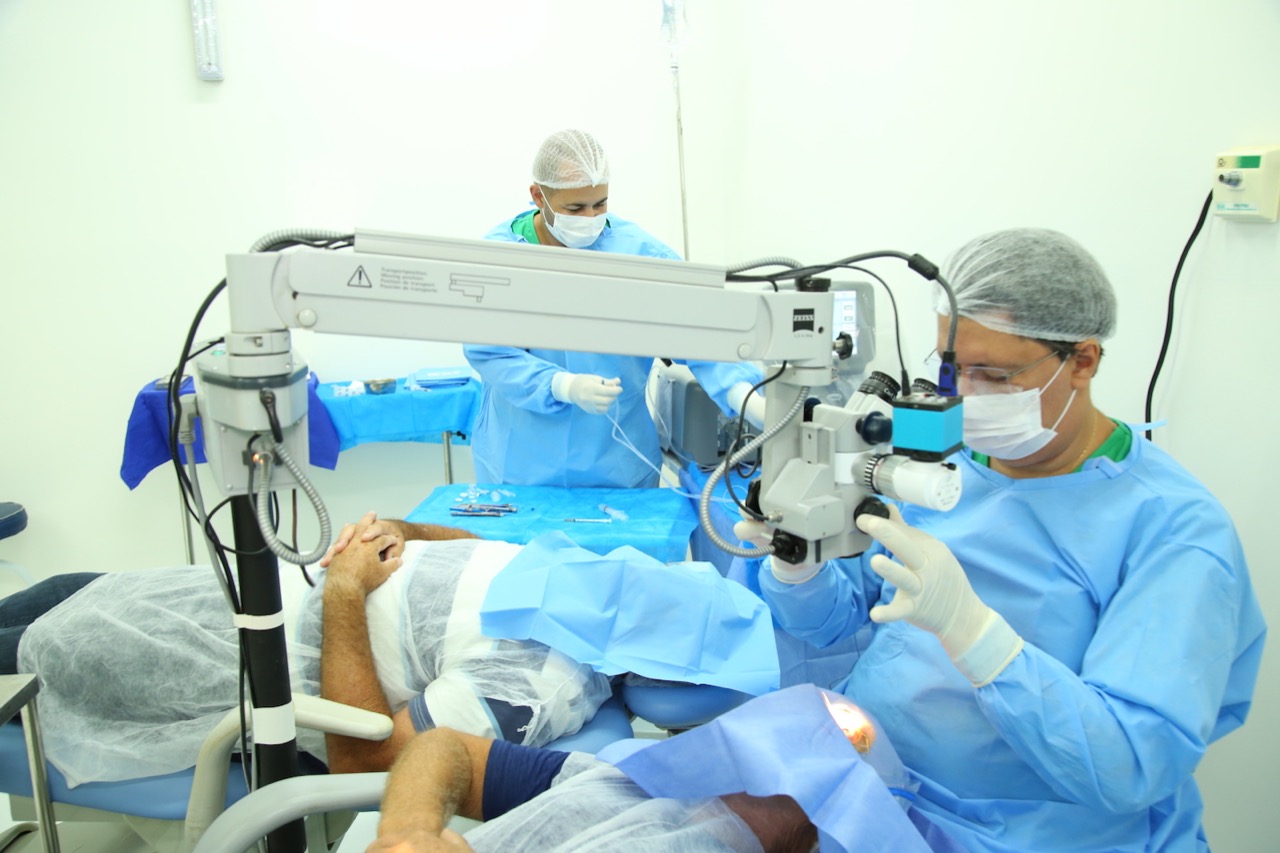 Pacientes de São João das Missões realizam cirurgias de catarata na Fundação Hospitalar de Manga