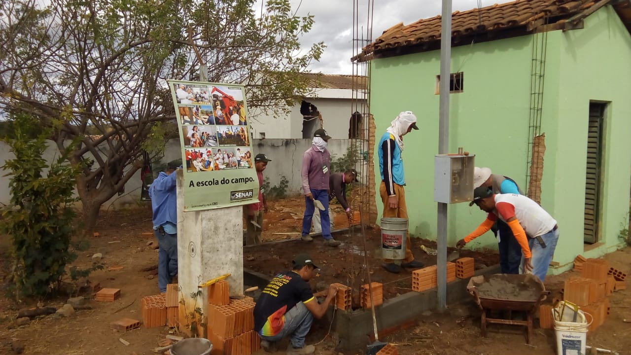 Prefeitura de São João das Missões e Senar realizam curso de pedreiro na comunidade de Rancharia